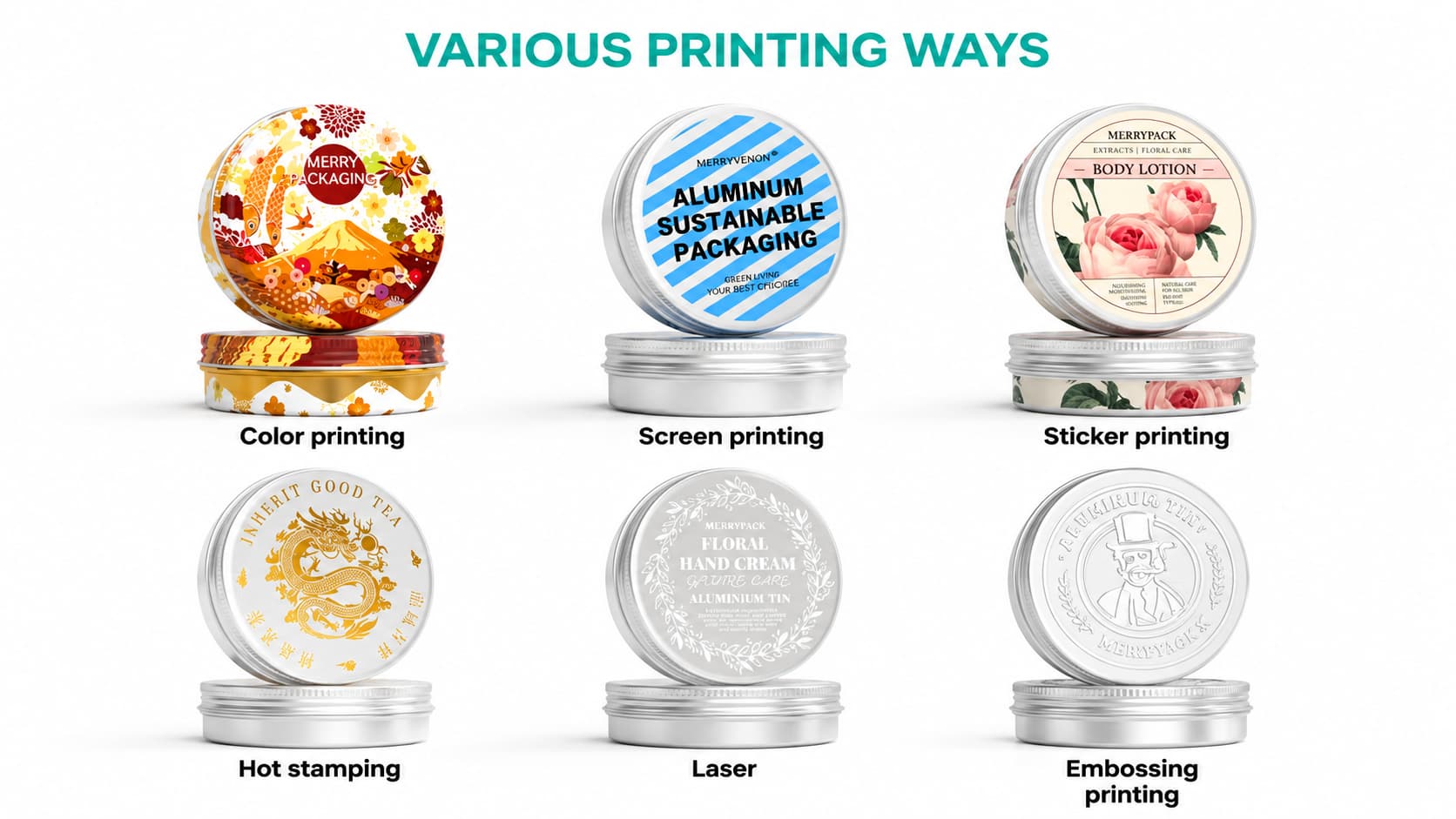 holographic logo gummy packaging tin box